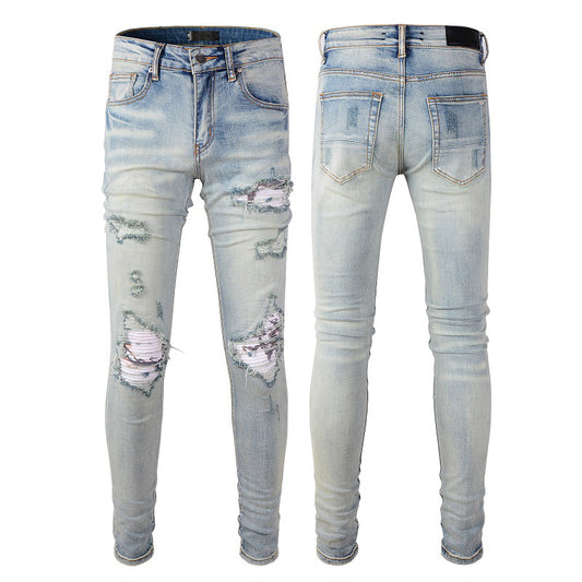 Men's Fashion Slim Fit Skinny Pants Denim