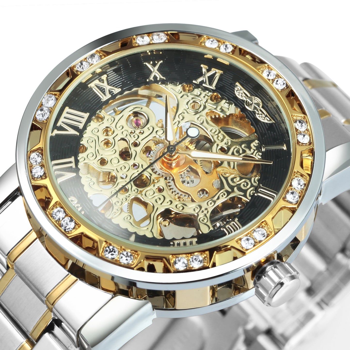 WINNER Transparent Skeleton Mechanical Watch