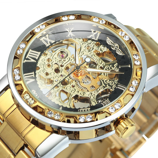 WINNER Transparent Skeleton Mechanical Watch