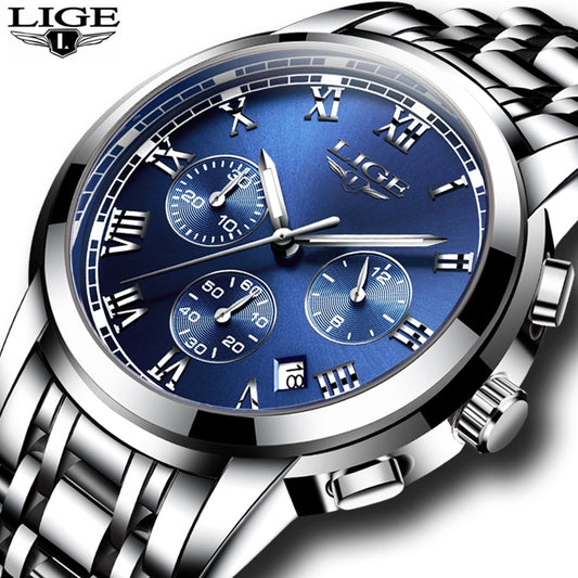 LIGE Sport Chronograph Watch