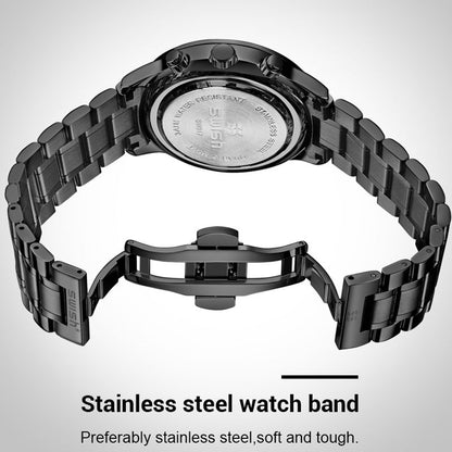 SWISH Men Waterproof Stainless Steel Sport Watches