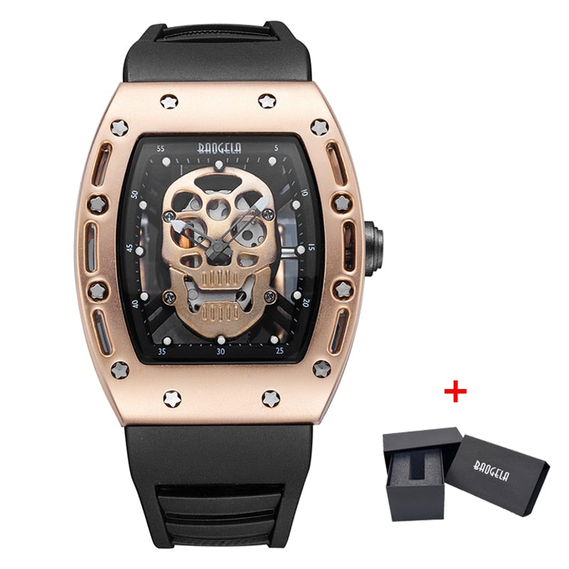 Baogela Pirate Skull Style Men Watch