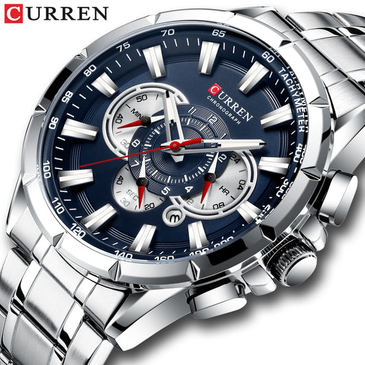 CURREN New Casual Sport Chronograph Men's Watch