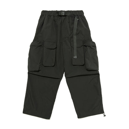 Multi-pocket Belted Cargo Pants Men's