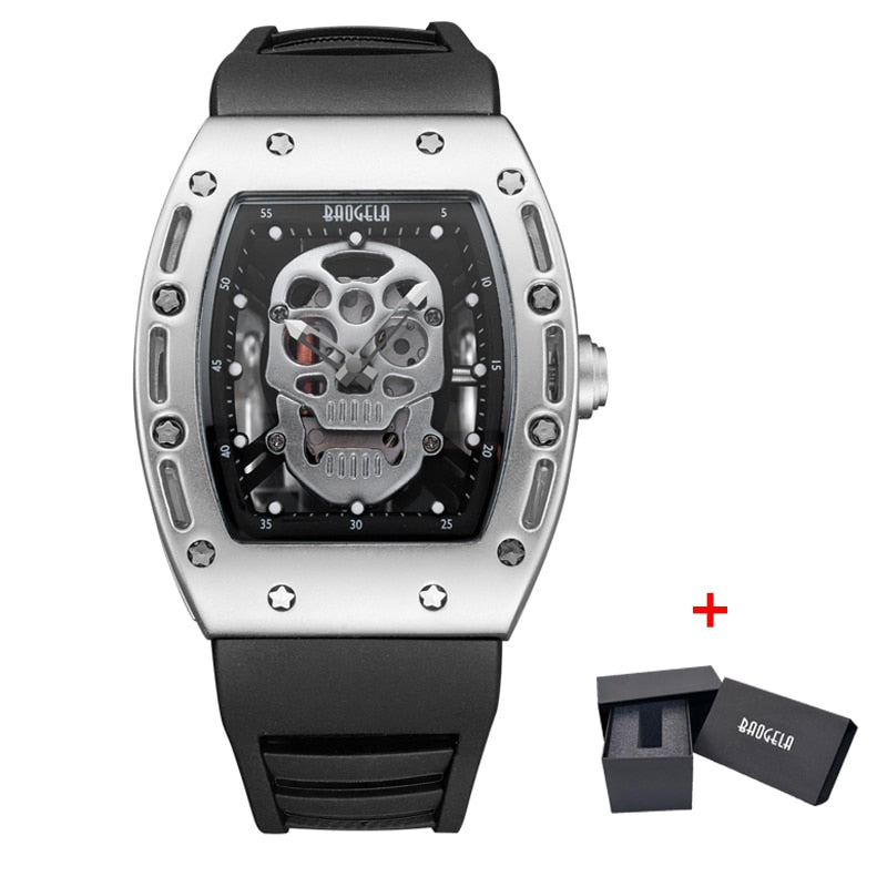 Baogela Pirate Skull Style Men Watch